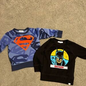 BNWOT kids superhero sweatshirts from gap
